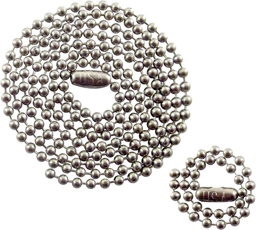 Stainless steel military dog - stainless,